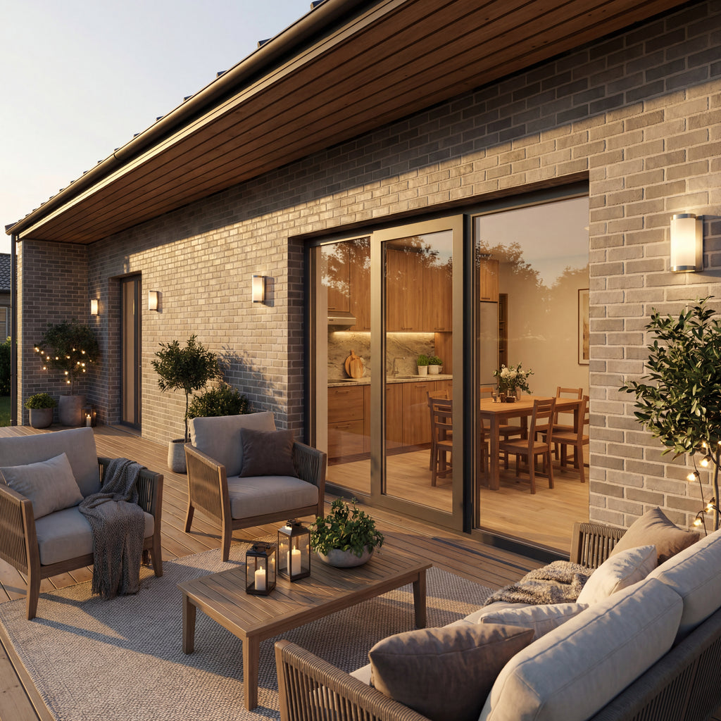 Vienbučio gyvenamo namo 83 kv. m projektas. Architektūra + konstrukcijos